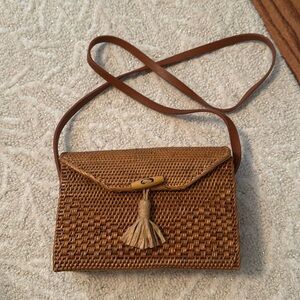 Nordstrom Brand Rattan bag